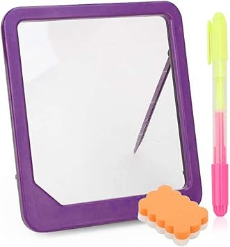 Discovery Kids Neon LED Glow Drawing Board with Translucent See Through