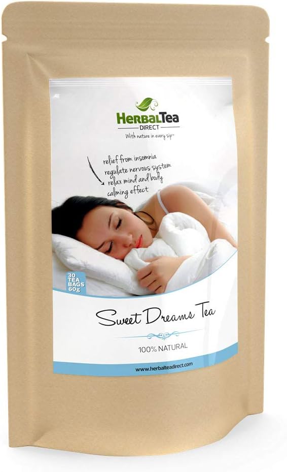 Best Sleepytime Tea for Weight Loss - Free Teatox eBook - Helps with Weight Loss - Detox Diet - Sleep & Relaxation - #1 Night Time Tea - 30 Tea Bags for Sleepytime - Enjoy Our Sweet Dreams Tea.