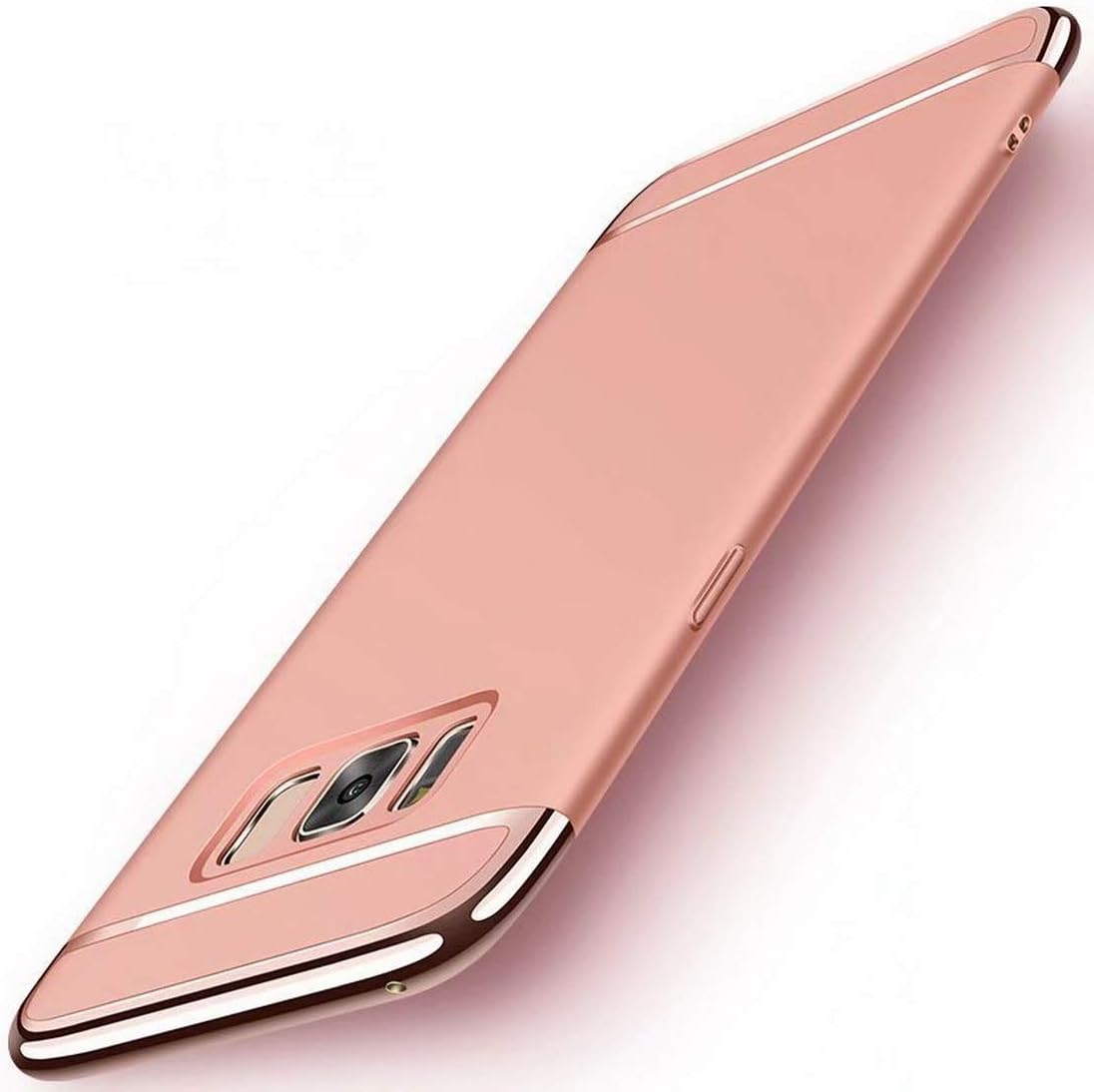 Case for Galaxy J7 MAX,3 in 1 Electroplate Frosted Case Cover Mobile Phone Shell for Samsung J7 MAX Display Size 5.7"