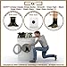 ZOM Long Daily Best Dress Socks for Men, Women, 7 Pr Pk, Cotton, No-Lose, Black M-01