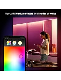 Philips Hue LightStrip Plus (compatible con  Alexa, Apple HomeKit, y  Assistant) (Reacondicionado certificado)