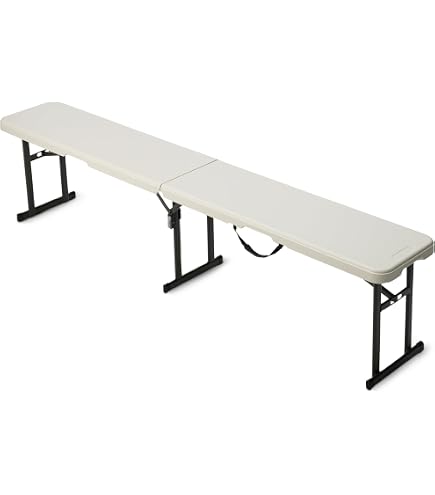 Amazon.com : Portable 8-Seater Folding Team Sports Sideline Bench