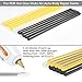 QLOUNI 12Pcs PDR Glue Sticks Hot Glue Sticks Auto Body Paintless Dent Removal Repair Tool Kits 11mm * 270mm (2 x Transparent + 5 x Black + 5 x Yellow)