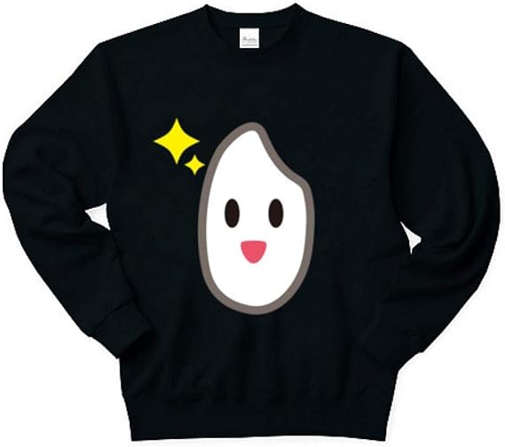 Amazon Co Jp 日本の主食 稲刈り 脱穀 新米入荷 かわいいお米グッズ かわキャラシリーズ おコメちゃん トレーナー Pure Color Print 服 ファッション小物
