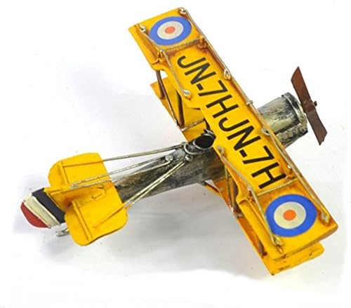 Outopent The First World War Retro Wrought Iron Curtiss JN-4D Jenny Model Kit (Handmade)