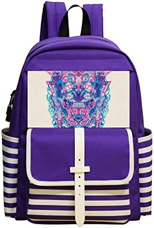 Small School Daypack For Kindergarten Unisex Kids,Print Overlapping Animal Faces