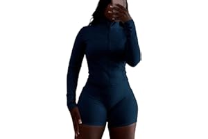 Vssjavun Women 2 Piece Outfits Sweatsuit Sets Long Sleeve Full Zip Workout Jacket Bodycon Shorts Set Tracksuit Loungewear