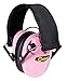 Caldwell E-Max Low Profile Electronic 23 NRR Hearing Protection with Sound Amplification and Adjustable Earmuffs for Shooting, Hunting and Range, Pink primary