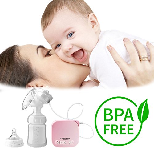 Portable Electric Breast Pump - Compact, Easy to Operate Single Pump for travel. Multiple Settings for Comfort & Effective Milk Flow. USB Powered, Ultra-Light, Ideal for Travel