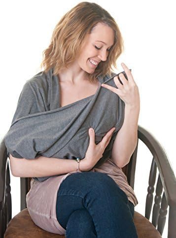 Breastfeeding Nursing Cover Scarf - Lightweight, Soft, Stretchy- 10 Ways to Use