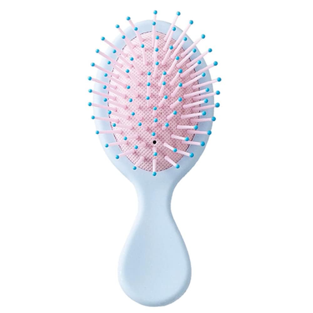 Mini Travel Detangler Brush Anti-Static Hair Brush Small Oval Wet Brush Wet And Dry Hair Tangled Hair Brush for Most Hair Types Glide Through Tangles with Ease — image 1
