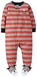 Carter's Baby Boys' Striped Footie (Baby) - Dog Feet