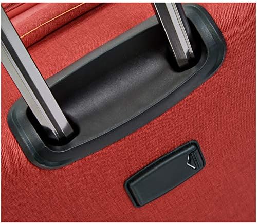 AmazonBasics Belltown, Softside Expandable Luggage Spinner Suitcase with Wheels, 31 Inch, Red 5 AmazonBasics Belltown, Softside Expandable Luggage Spinner Suitcase with Wheels, 31 Inch, Red