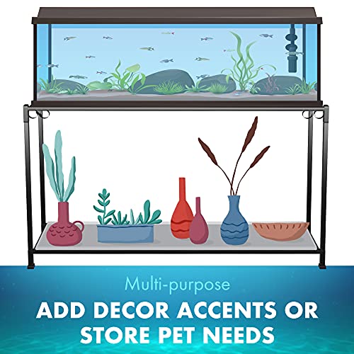 TitanEze 75 Gallon Double Aquarium Stand (2 Stands in 1), Fish Tank