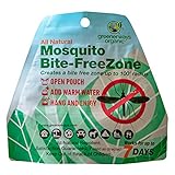 GREENERWAYS ORGANIC Mosquito Repellent Zone - New Improved Formula, Non-Toxic All Natural Backyard Insect Repellent Outdoor Mosquito Repellant Pest Control, DEET-Free Safe for Kids, Babies, Dogs