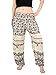 Orient Trail Women's Smocked Waist Tribal Elephant Yoga Harem Pants US Size 6-18