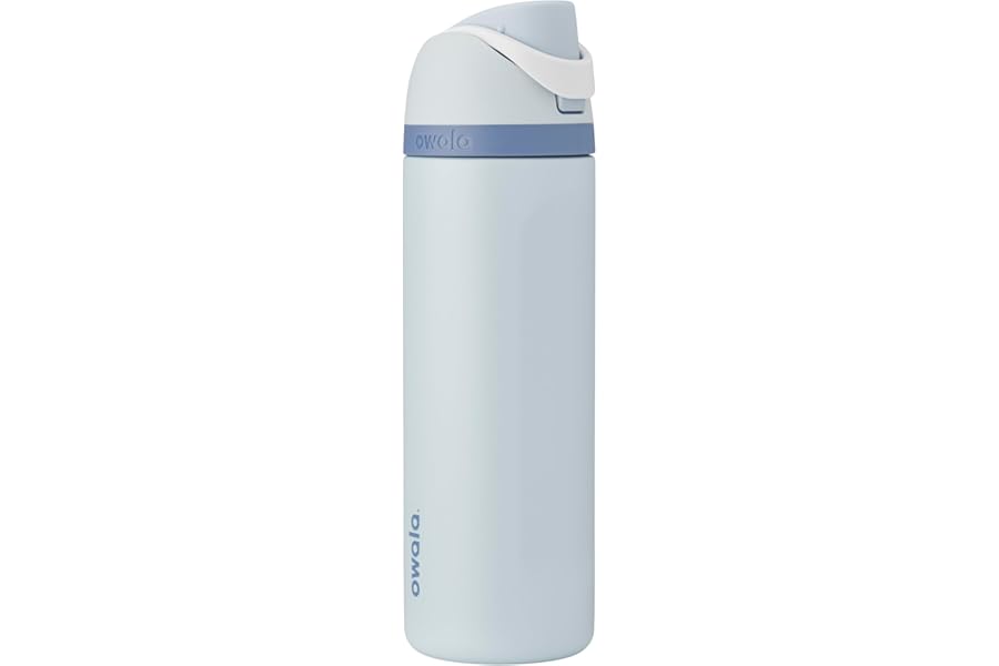 Owala Disney Princess FreeSip Insulated Stainless Steel Water Bottle with Straw for Sports and Travel, BPA-Free Sports Water Bottle, 24 oz, Cinderella