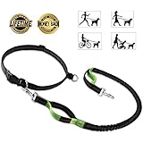 Durable Dog Leash Outdoor Reflective Bungee Hands Free Training and Walking Your Pet 4ft for Medium Large Dogs