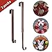 AnCintre Wreath Door Hanger, Adjustable 15 to 25 Inch Halloween Fall Wreath Hanger for Front Door Decor,Heavy Duty with 20LB Wreath Hook Holder for Welcome Sign for Front Door