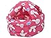 Baby Infant Toddler Children No Bumps Safety Helmet Head Cushion, Red Rabbit