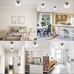 MAXvolador Industrial Semi Flush Mount Ceiling