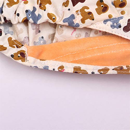 QiaTi Women Scrub Hats with Sweatband Adjustable Cotton Bouffant Cap Doctor Scrub Cap Free Size (Fashion 6)