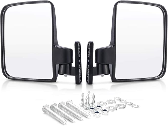 MICTUNING Golf Cart Mirrors Side View Mirrors for Club Car