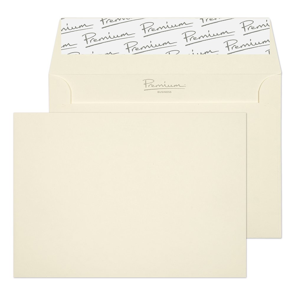 Blake Envelopes Premium Business 71880 Briefumschläge Haftklebung Auster Wove C6 114 x 162 mm - 120g/m² | 500 Stück