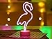 Neon Indoor Night Light, LoveNite Battery Operated Glowing Neon Decorative Sign LED Light for Room Party Festival Decorations (Flamingo)