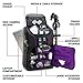USA Gear Camera Backpack Bag Professional for DSLR/SLR/Mirrorless Photography Camera Case with Laptop Compartment, Waterproof Rain Cover & Tripod Holder, Compatible with Canon Nikon Sony (Purple)