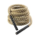 Gymenist Heavy Duty Workout Battle Rope For Exercsie Training, Material - Sisal