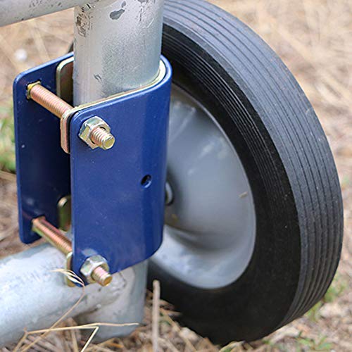 RanchEx 102555 Gate Wheel for Tube Gates for Easy Gate Opening - 1-5/8" to 2" Outside Diameter
