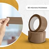 ARVO Brown Packing Tape 48mm x 60m Low Noise Durable Parcel Tape view 3
