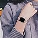 YANCH Compatible with for Apple Watch Band 42mm 44mm, Soft Silicone Sport Band Replacement Wrist Strap Compatible with for iWatch Nike+,Sport,Edition,M/L,Pinksand