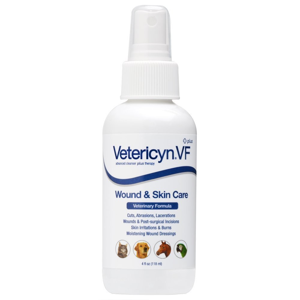 Vetericyn Plus VF Wound & Infection Spray for Dogs Cats Horses & Pets
