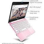 2020-HP-Stream-116-inch-Laptop-Computer-Intel-Celeron-N4020-Upto-28-GHz-4GB-RAM-32GB-eMMC-Storage-Windows-10-Home-13Hr-Battery-Life-Office-365-1Year-Rose-Pink