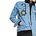 Sad Bleeding Medusa Patch Cool Punk Goth Iron On Patch Sewing Anime Embroidered Patch Badge Applique for Clothes Jacket Jeans Cap Bag
