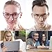 Blue Light Blocking Computer Glasses - Round Light Weight Comfortable Fit Anti Eye Strain Anti Glare UV 400