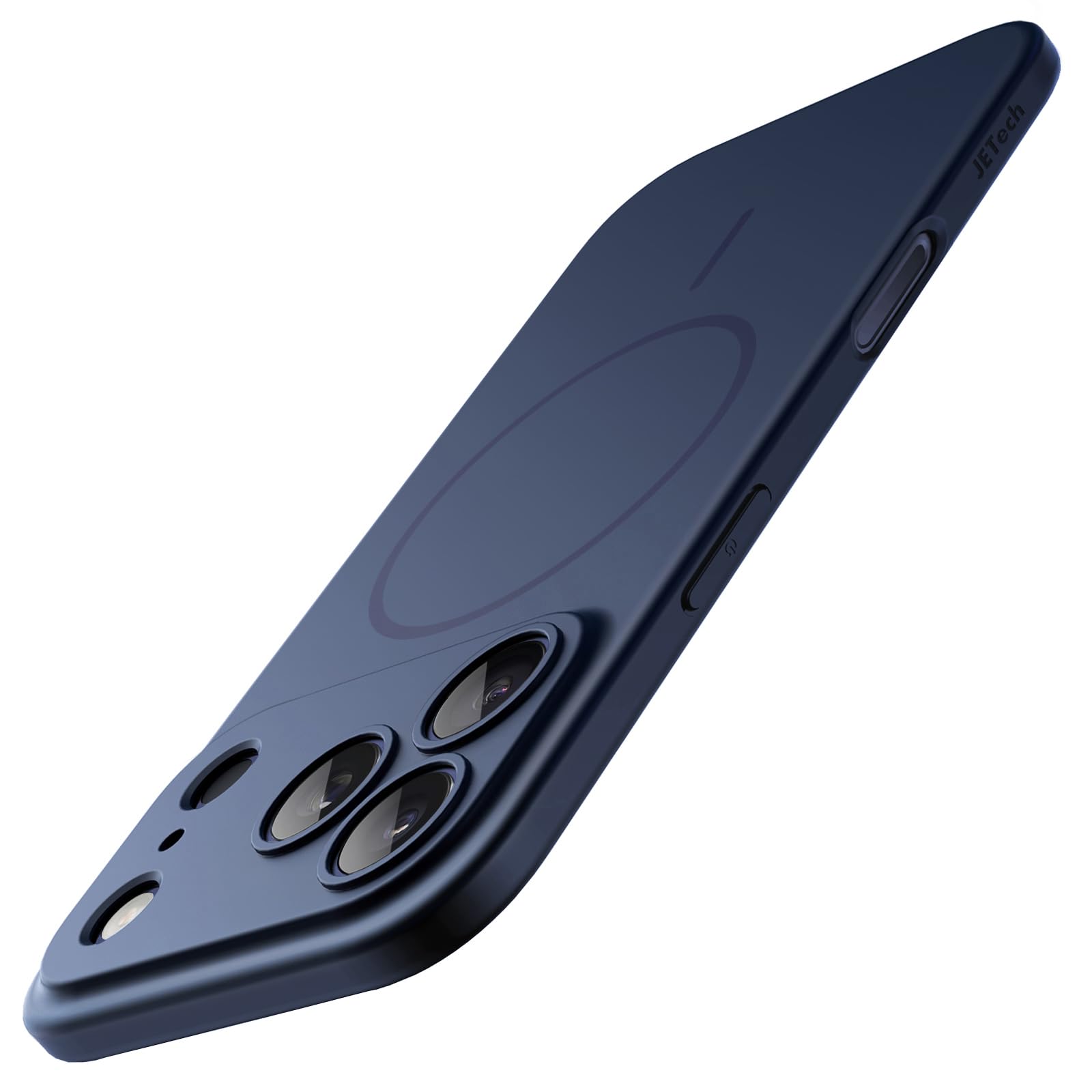 Photo 1 of JETech Magnetic Slim Case for iPhone 17 Pro 6.3-Inch, Compatible with MagSafe, Ultra-Thin Lightweight Minimalist Phone Cover with Matte Finish and Full Camera Lens Protection (Dark Blue)
