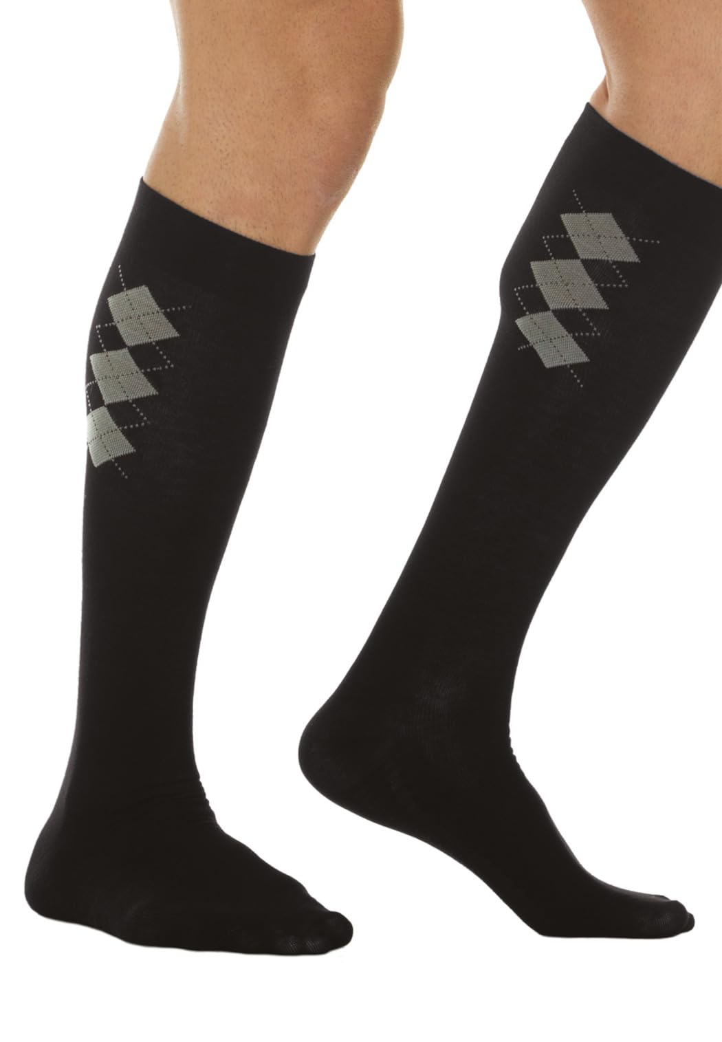 Relaxsan 820B (Smoke 3-M) Unisex cotton compression socks moderate support 18-22 mmHg massaging sole
