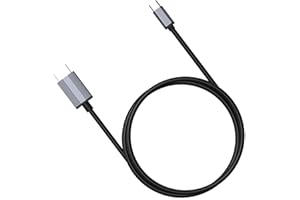 Type C to HDMI Compatible Cable (4K 30Hz) 6.6FT Screen Projection Cable Compatible with Smart Phones Tablets Laptops for Home