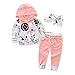 Samgami Baby Girls Boy Cotton Printing Dot Pants Suit Kids Leisure Clothes Sport Clothing Set (tag：80/6-12M)
