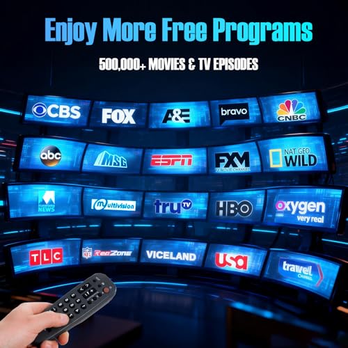 TV Antenna for Smart TV Indoor,TV Antenna for Local Channels | Support 4K 1080p with Signal Booster Antenna TV Digital HD Indoor & Outdoor-Cylindrical Antenna