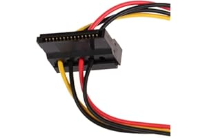 6-Pin to 2-Port for SATA Power Cable for Acer Motherboards — 37 cm HDD Power Socket Connector, Plastic & Metal Construction, 