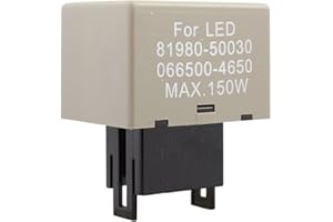 TOMALL 8Pin LED Turn Signal Light Flasher CF18 Electronic Relays for Toyota Lexus 81980-50030 066500-4650