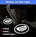 2Pcs Car Door Welcome Light Wireless LED Ghost Shadow Projector Logo Light Car Door Courtesy Light Lamp Suitable For Jeep All Models (For Jeep)