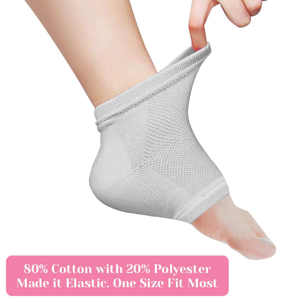 Selizo 6 Pairs Heel Moisturizing Socks Open Toe Socks Cracked Gel Heel Socks Foot Toeless Cooling Heel Repair Socks for Women Dry Hard Cracked Feet, 6 Colors : Beauty