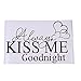 Edtoy ALWAYS KISS ME GOODNIGHT LOVE Wall Quote Sticker Art Decal Vinyl Baby Room Decor Mural