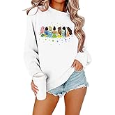 UNIQUEONE Magical Princess Sweatshirt for Women: Cute Magic Kingdom Princess Sweater Family Vacation Trip Pullover Tops