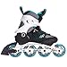 K2 Skate Women's Alexis Pro 84 Inline Skates, White/Blue/Gold, 9